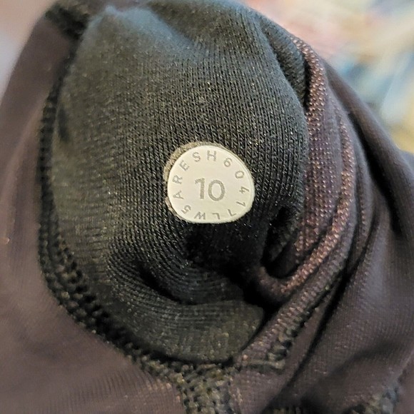 Lululemon Wunder Under Hi-Rise Tight Ombre Black Yum Yum Pink Speckle Size 10 - Picture 8 of 9